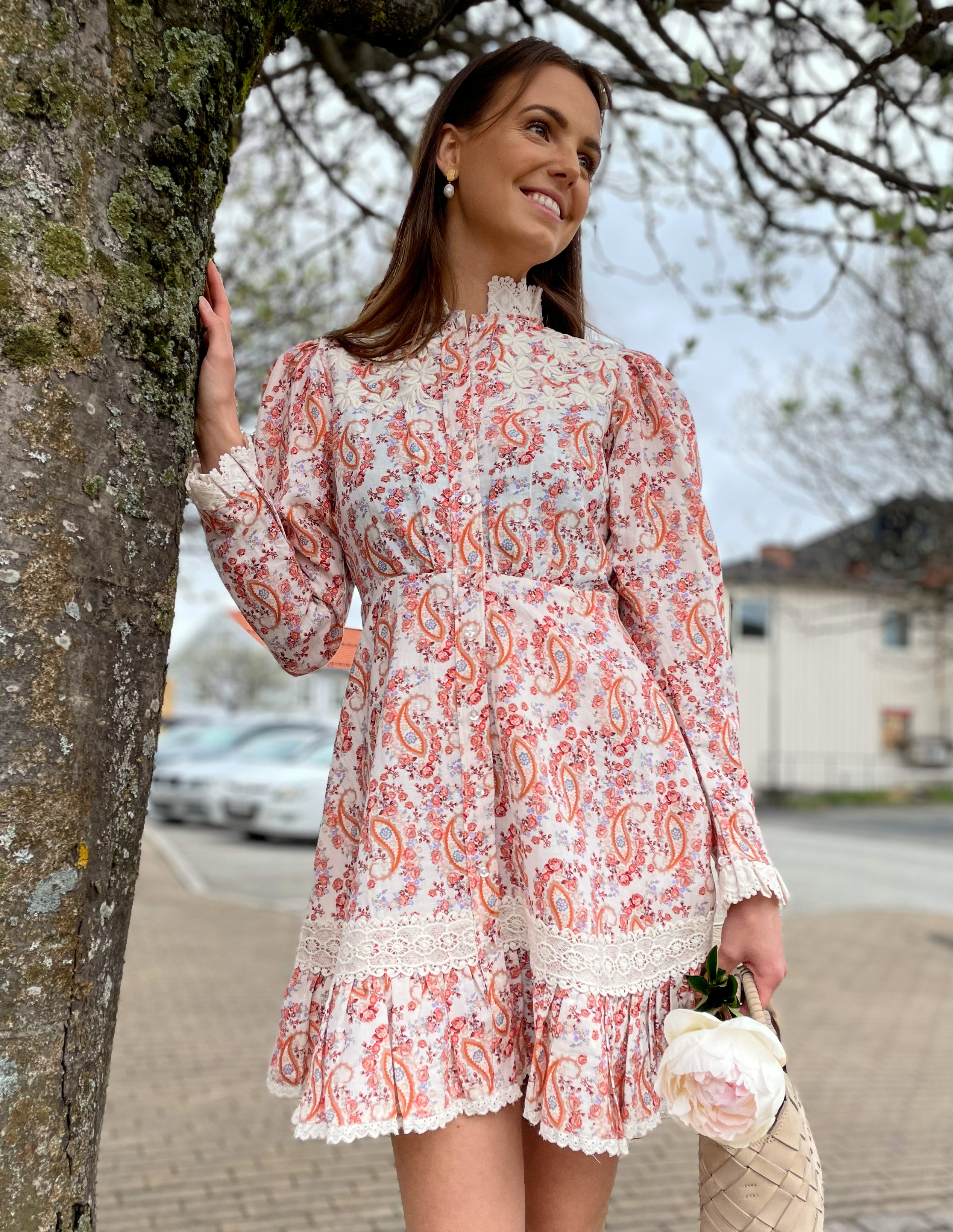 Linen Button Down Dress White Paisley Store, SAVE 42% -  etablissementdenface.com