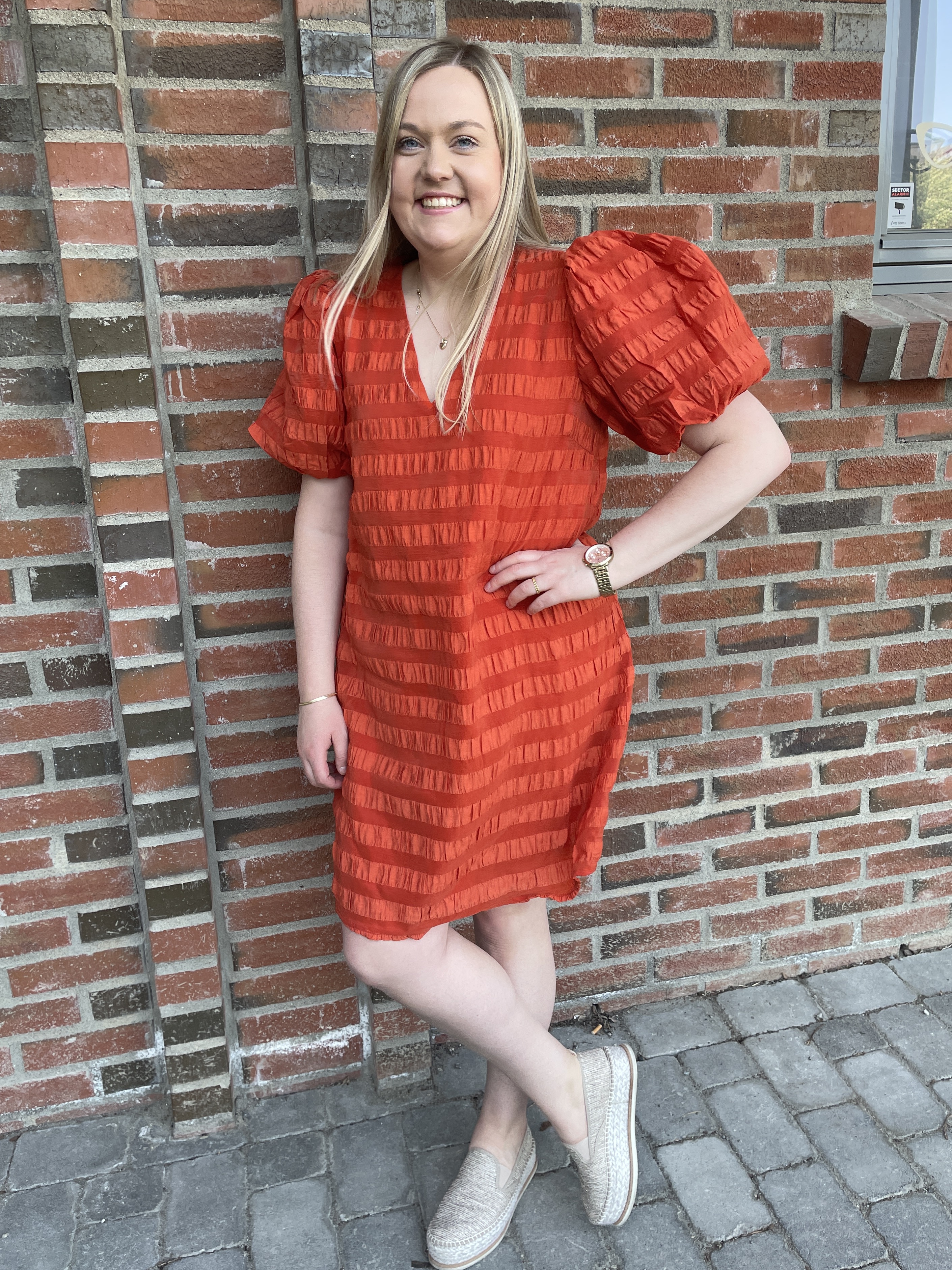 Burnt rose dress hot sale