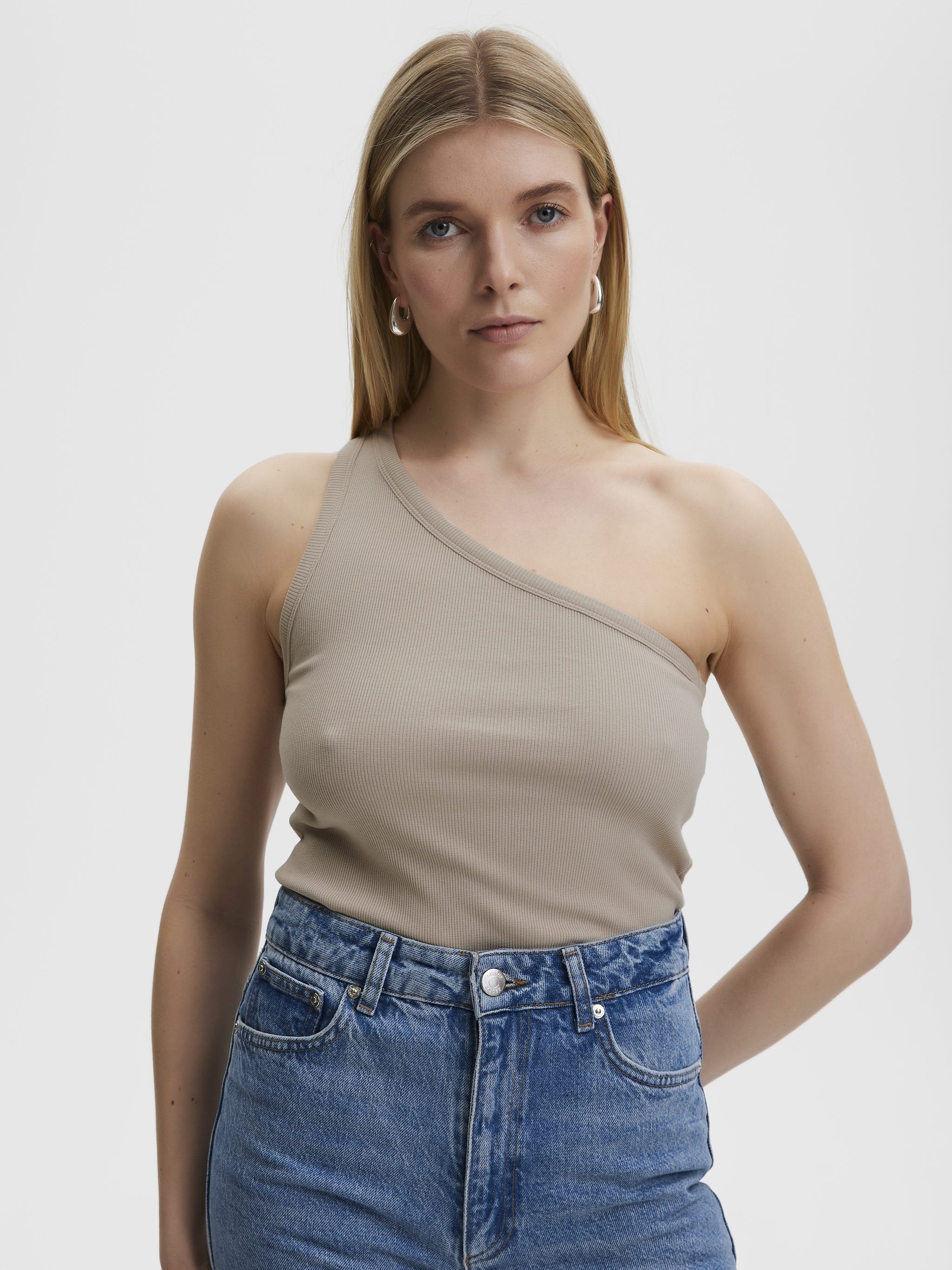 Joline one shoulder best sale top
